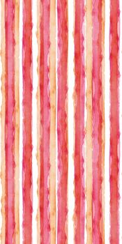 Abstract Simple Stripes Watercolor Background. Pink and Orange color. Seamless Pattern for Fabric Textile and Paper. Simple Hand Painted Stripe.