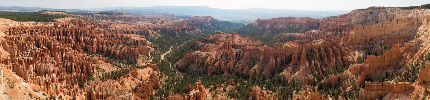 Bryce Canyon National Park amphitheater view from the top.