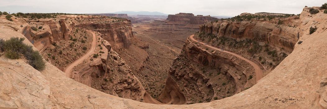 Utah Canyonlands National Park Close Up of U shape. High quality photo