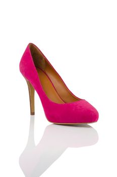 Modern fashionable women shoe shot in studio