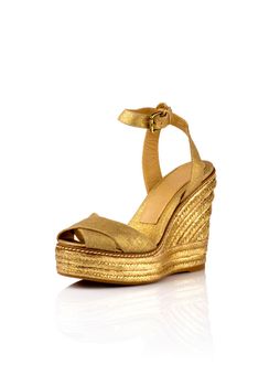 Modern fashionable women shoe shot in studio