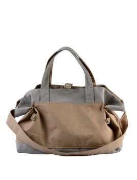 Modern fashionable women handbag isolated on white