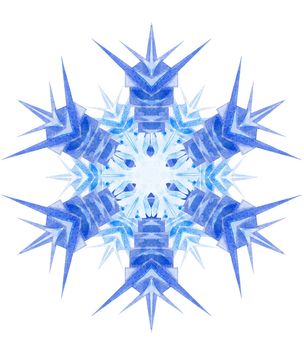 Symbol of winter. Beautiful decoration 