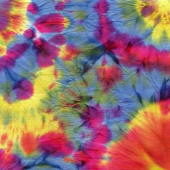 Tie dye pattern abstract background. Handmade on textile, carefully scanned at high resolution