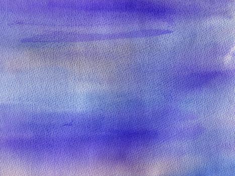 Blue Hand Drawn Watercolor Background. Abstract Watercolor Texture Illustration.