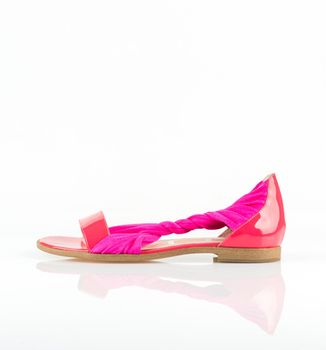 Modern fashionable women shoe shot in studio