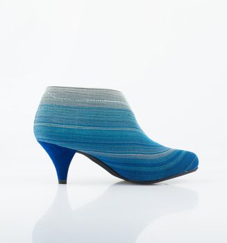 Modern fashionable women shoe shot in studio