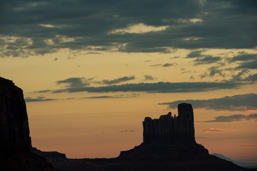 John Ford's Point Monument Valley silhouette