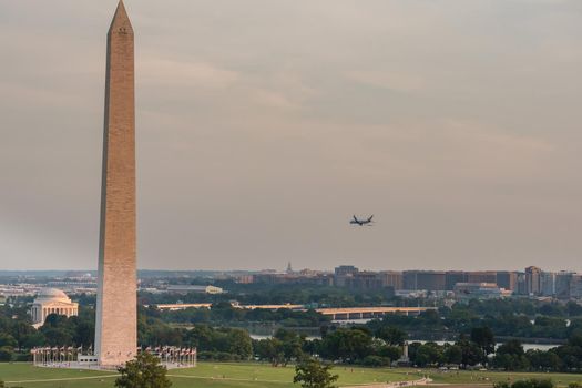 Washington Monument obelisk in Washington DC