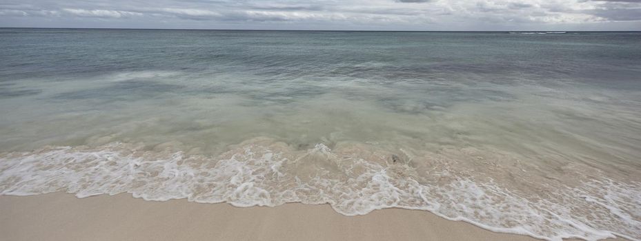 Banner of Caribbean beach in Xpu Ha in Mexico