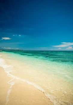 Serene tropical beach of Gili Trawangan, Indonesia