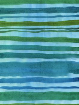 Colored Hand Drawn Watercolor Abstract Background with Stripes. Watercolor Paint Decorative Texture Backdrop.