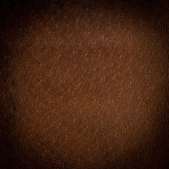 Brown leather texture macro shot - useful as background