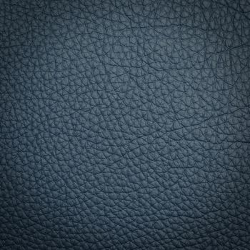 Blue leather macro shot texture for background