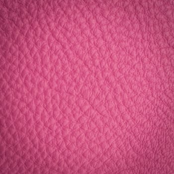 Pink leather macro shot texture for background