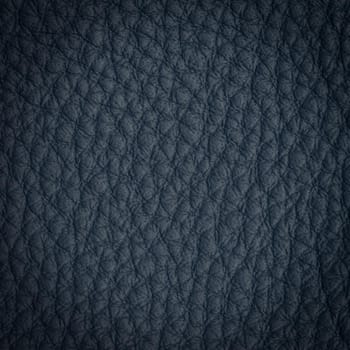 Blue leather macro shot texture for background