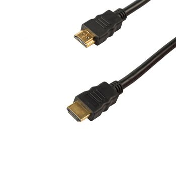 Close shot of HDMI cable isolated on white