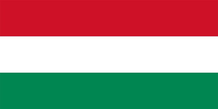 the Hungarian national flag of Hungary, Europe