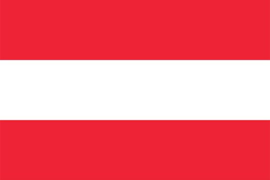 the Austrian national flag of Austria, Europe