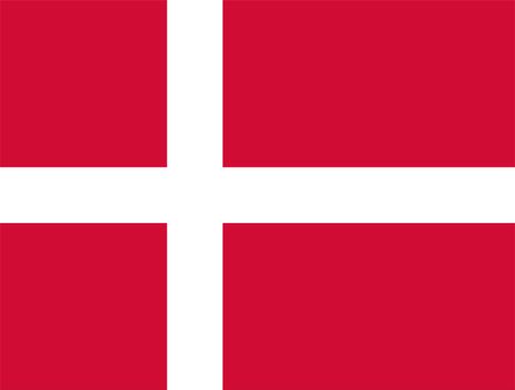 the Danish national flag of Denmark, Europe