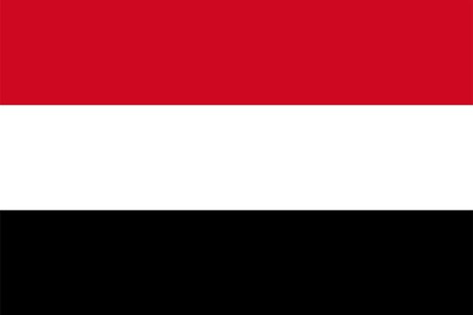 the Yemeni national flag of Yemen, Asia