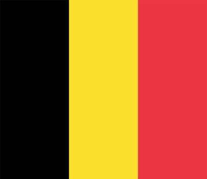 the Belgian national flag of Belgium, Europe