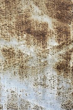 Abstract background of old rusty dirty metal plate. Attractive wallpaper design.