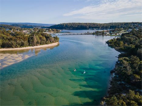 Dolphin Point Inlet at Burrill Lake, NSW, Australia. High quality photo