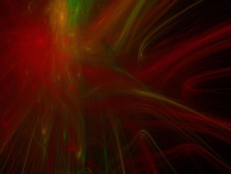 Imaginatory lush fractal texture image abstract background
