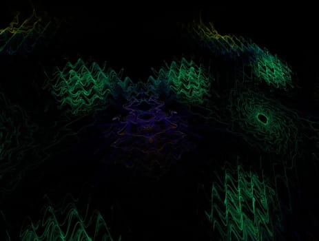 Imaginatory lush fractal texture image abstract background