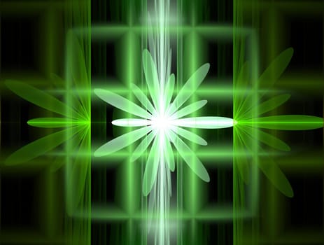 Imaginatory lush fractal texture image abstract background