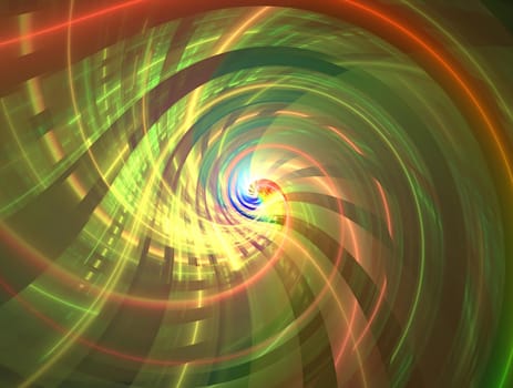 Imaginatory lush fractal texture image abstract background