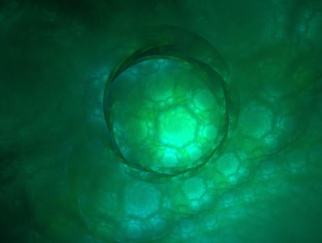 Imaginatory lush fractal texture image abstract background