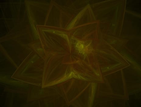 Imaginatory lush fractal texture image abstract background