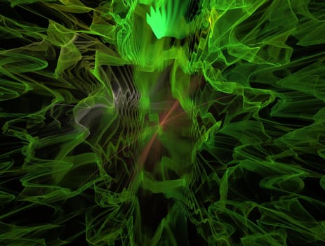 Imaginatory lush fractal texture image abstract background