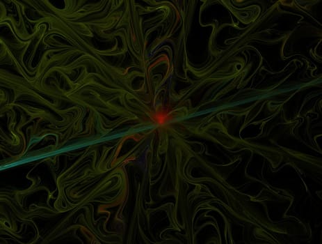 Imaginatory lush fractal texture image abstract background