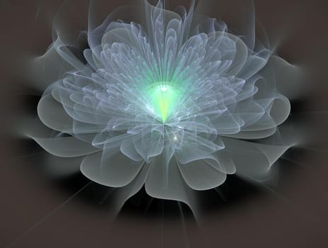 Imaginatory lush fractal texture image abstract background