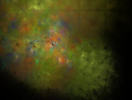 Imaginatory lush fractal texture image abstract background