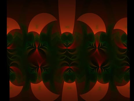 Imaginatory lush fractal texture image abstract background