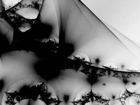 Imaginatory lush fractal texture image abstract background
