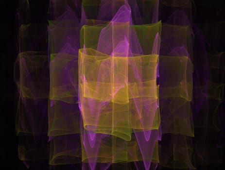 Imaginatory lush fractal texture image abstract background