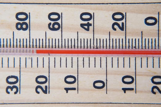 Close up of Temperature measurement tools on table