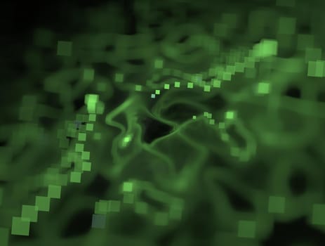 Imaginatory lush fractal texture image abstract background