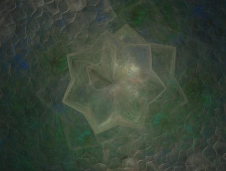 Imaginatory lush fractal texture image abstract background