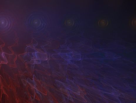 Imaginatory lush fractal texture image abstract background