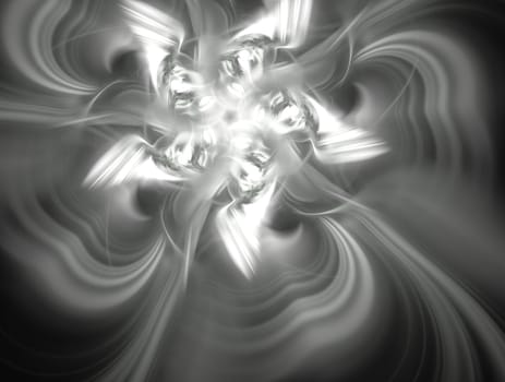 Imaginatory lush fractal texture image abstract background