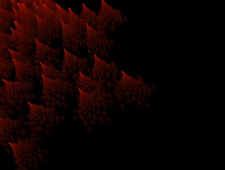 Imaginatory lush fractal texture image abstract background