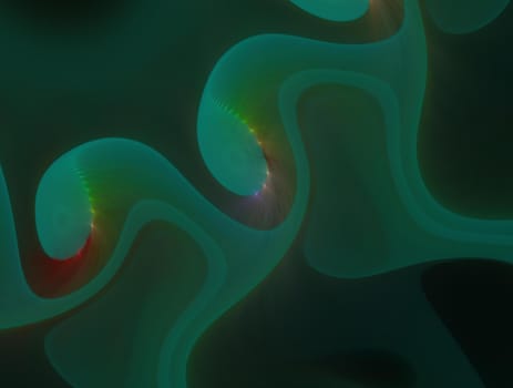 Imaginatory lush fractal texture image abstract background