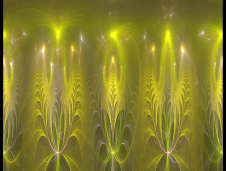 Imaginatory lush fractal texture image abstract background