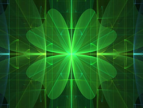 Imaginatory lush fractal texture image abstract background
